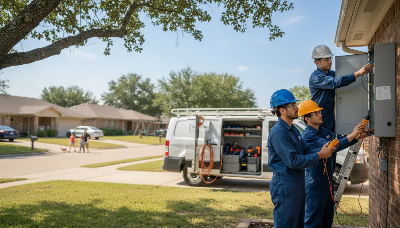 Certified electrician providing emergency electrical services in Bath, SD